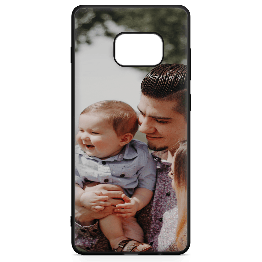 Samsung Galaxy S7 Custom Case - Black Bumper